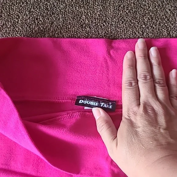 Hot Pink Pencil Skirt - Picture 2 of 2